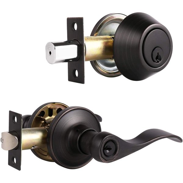 American Imaginations 5-in. W Door Lock_ AI-36436